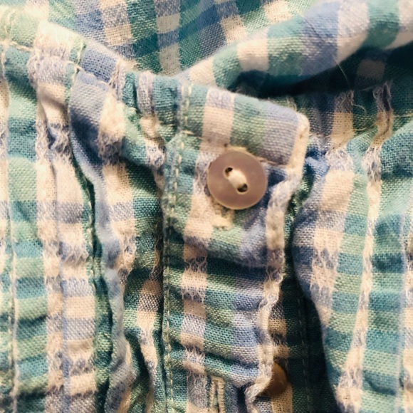 Preswick & Moore Cotton mother of pearl button front tank top 3X - Picture 13 of 14